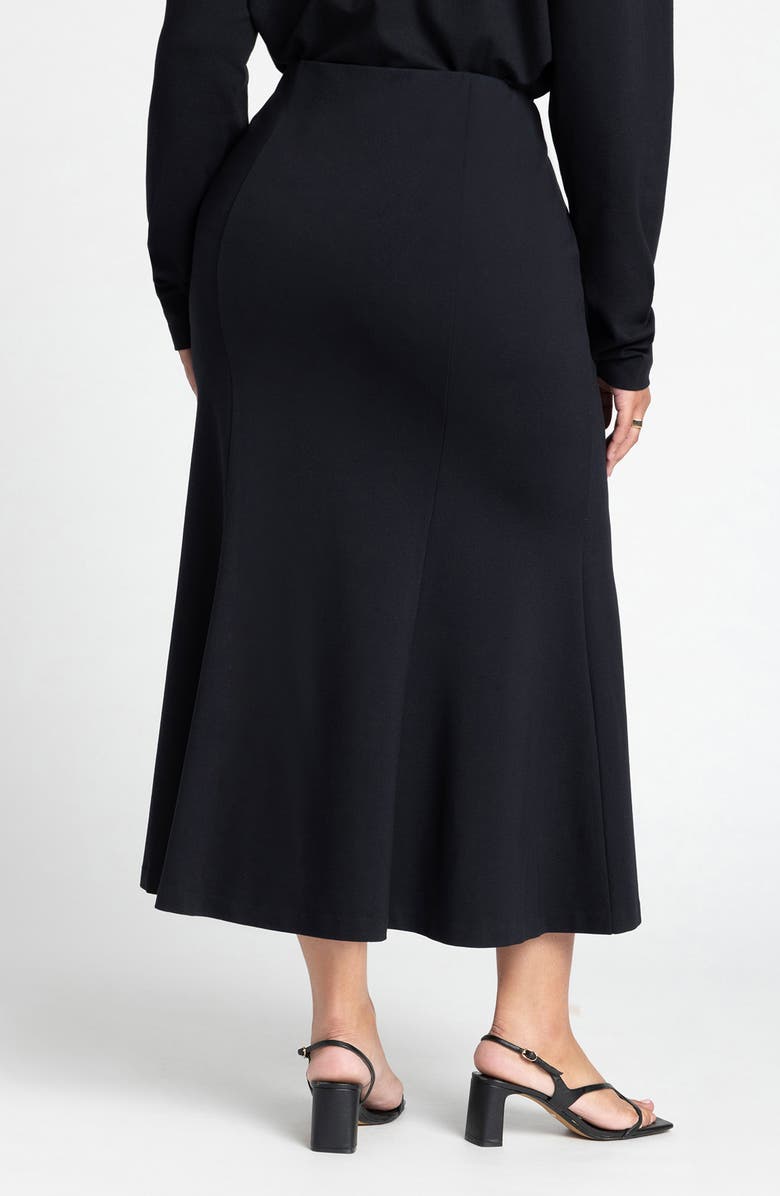 ELOQUII Stretch Maxi Skirt, Alternate, color,