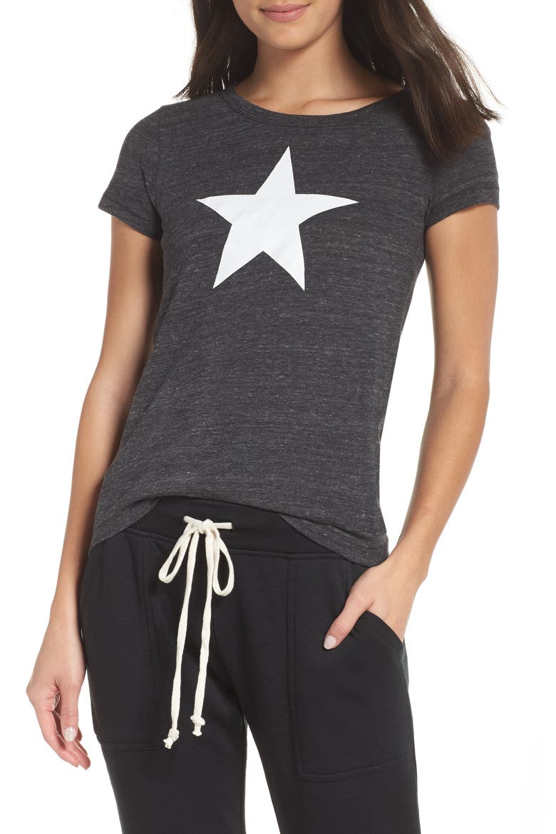Ideal Star Tee, Main, color, ECO BLACK WITH STAR