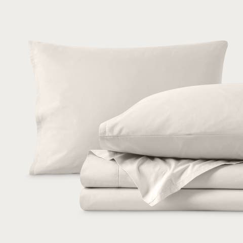 100% Organic Cotton Percale Cooling Sheet Set