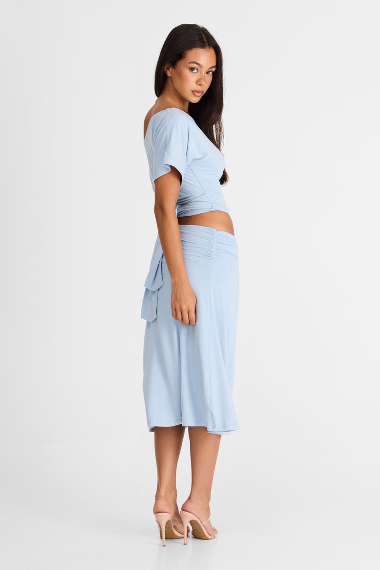 Lorelei Midi Skirt, Alternate, color, Blue