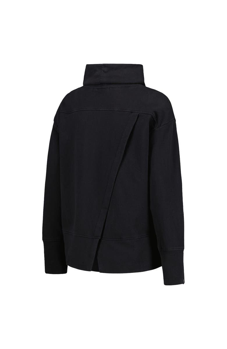 LEVELWEAR Women's Levelwear Black Los Angeles Dodgers Sunset Farm Team Pullover Sweatshirt, Alternate, color, Black