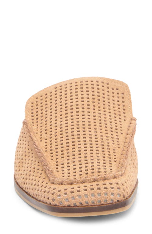 Dolce Vita Icarus Womens Slide Slip On Mules In Rose Perforated Suede