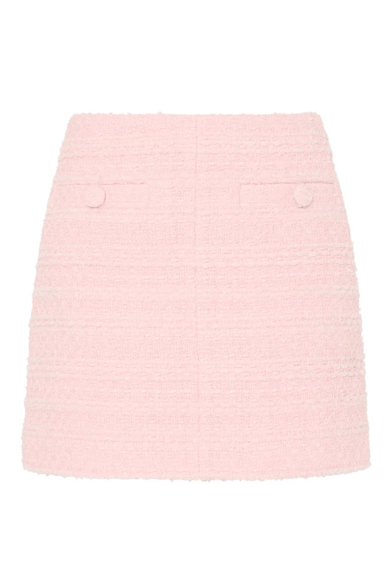 Briar Tweed Miniskirt, Alternate, color, BLUSH