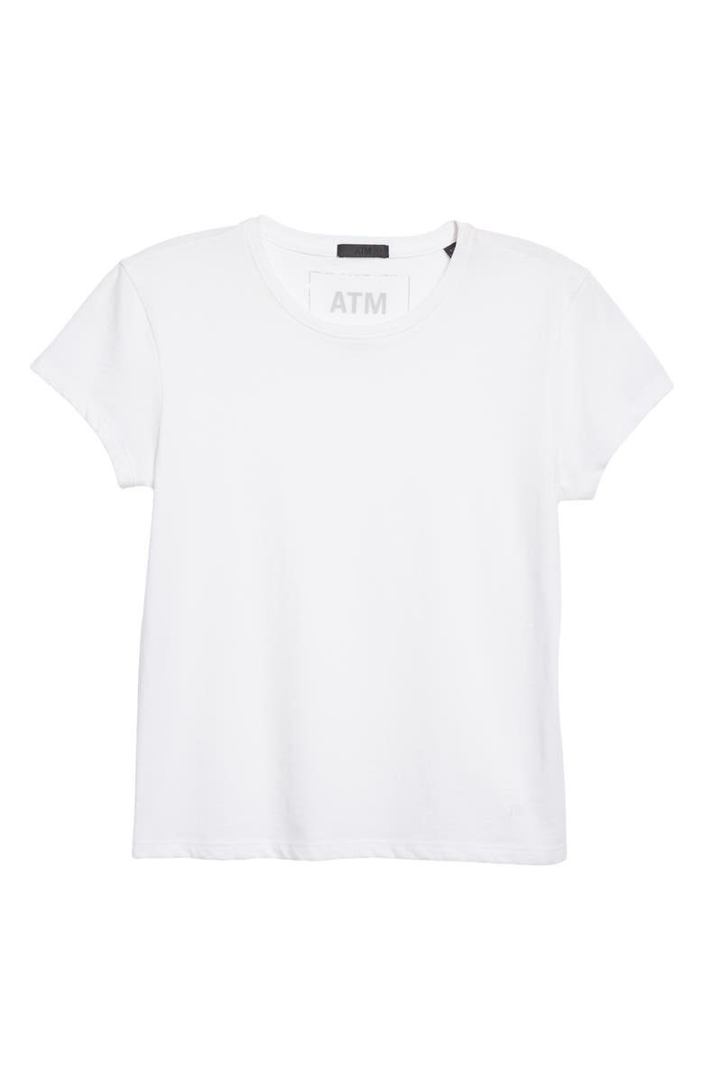 ATM Anthony Thomas Melillo Cotton Jersey Baby Tee, Alternate, color, 