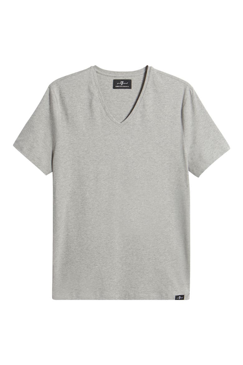 Luxe Performance T-Shirt, Alternate, color, GREY MELANGE