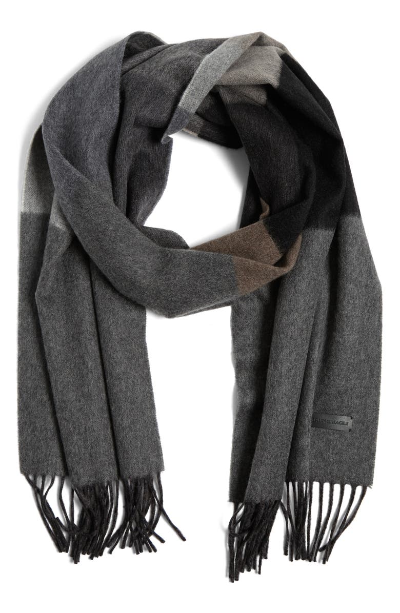 Bruno Magli Colorblock Cashmere Scarf, Main, color, 