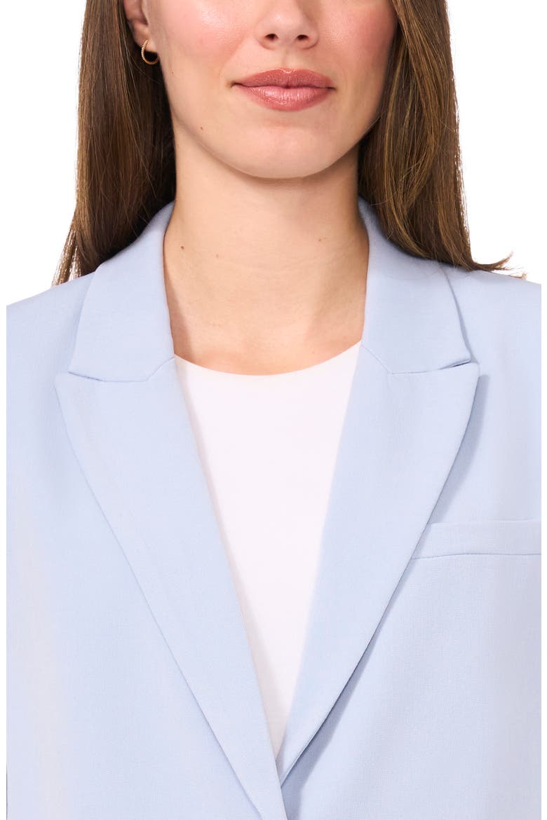 Single Button Relaxed Blazer, Alternate, color, BLUE FOG