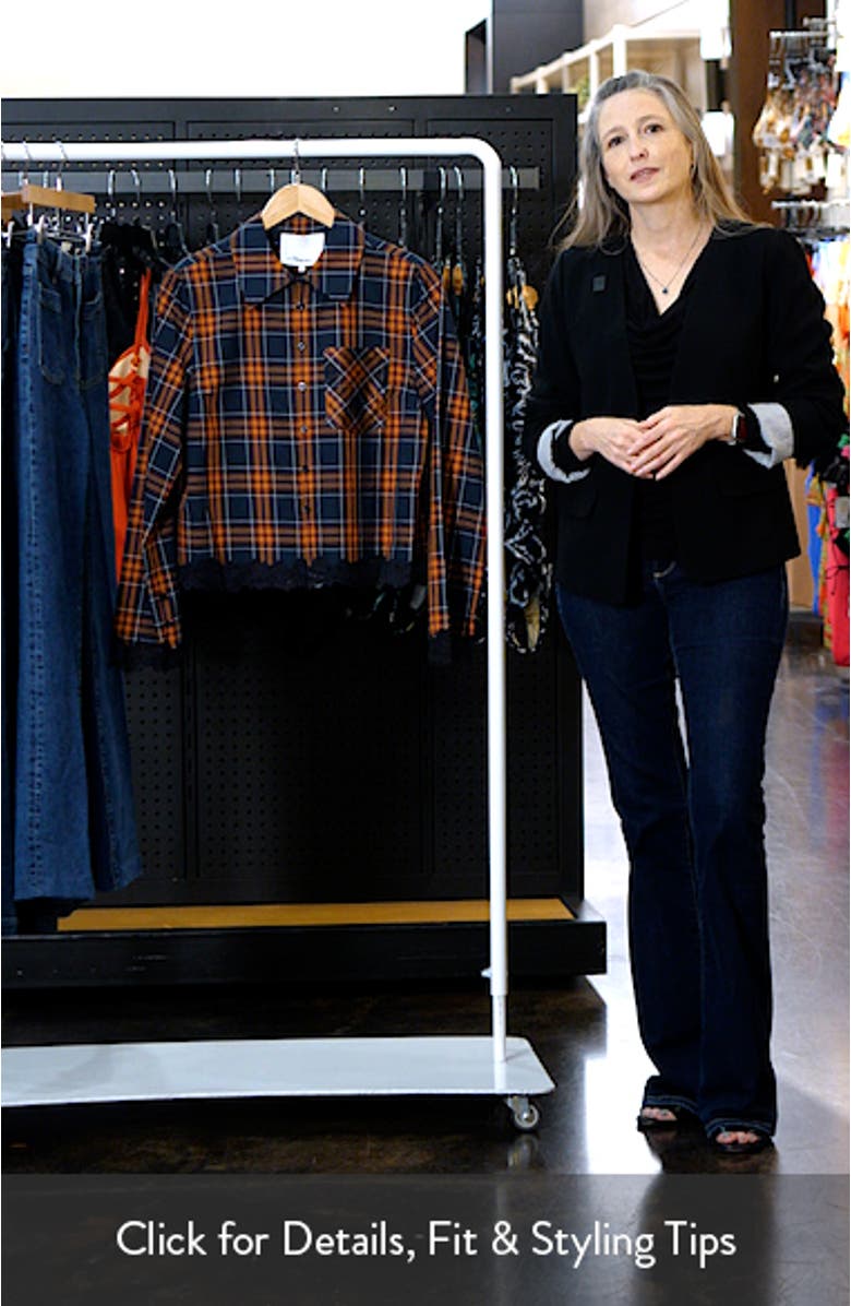 Lace Hem Crop Shirt, sales video thumbnail