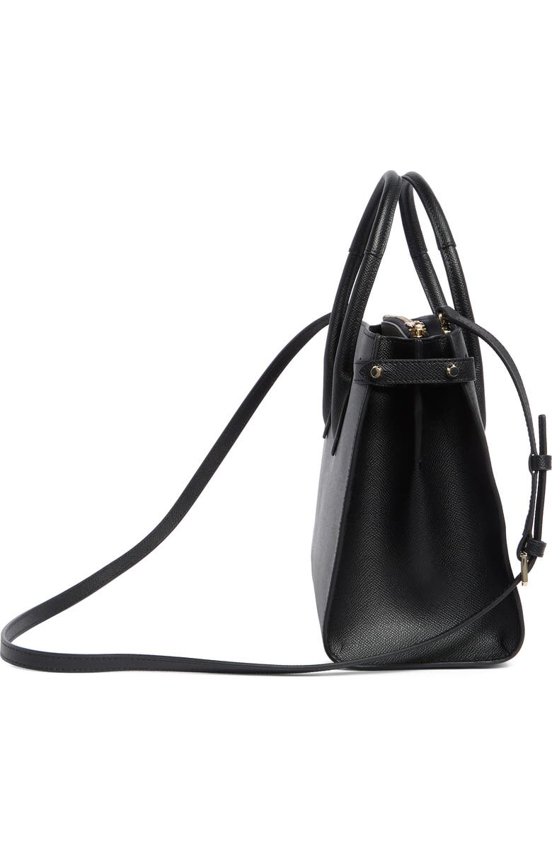 Furla Gardenia Tote Bag, Alternate, color, Nero