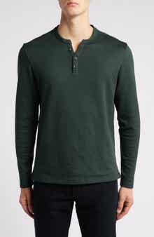 Robert Barakett Elgin Double Knit Mesh Henley