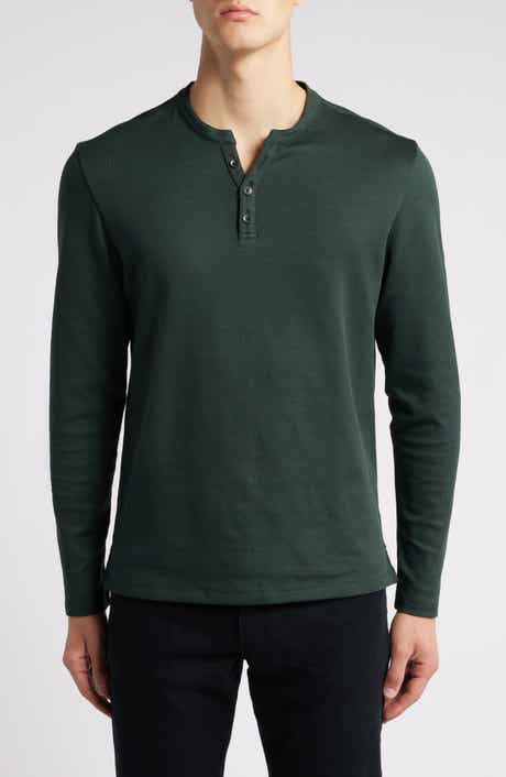 Robert Barakett Elgin Double Knit Mesh Henley