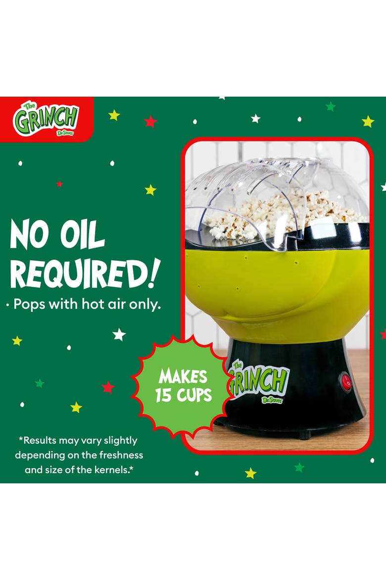Dr Seuss The Grinch Halo Popcorn Popper, Alternate, color, None