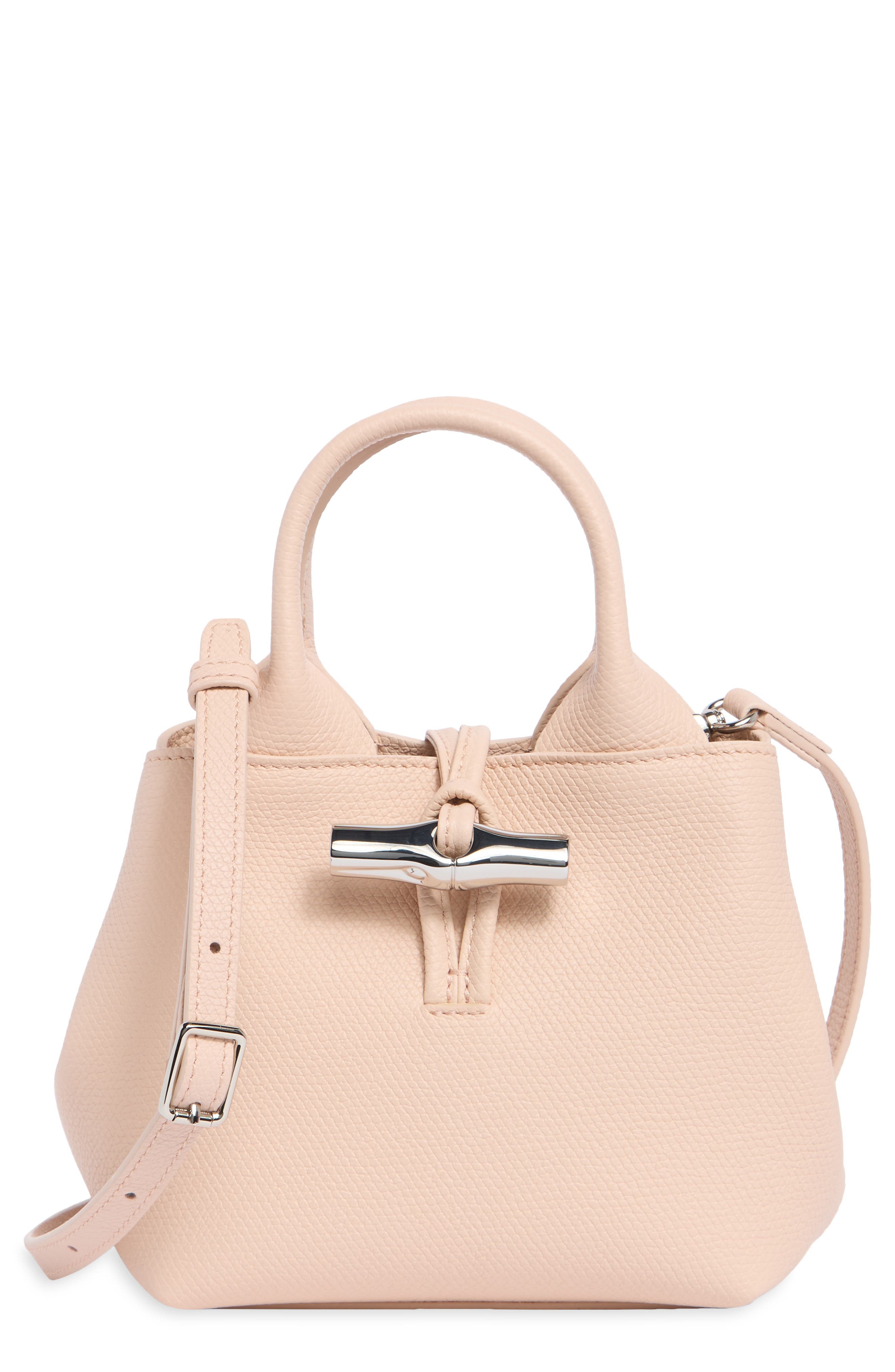 Longchamp Roseau Extra Small Leather Crossbody Bag (Women