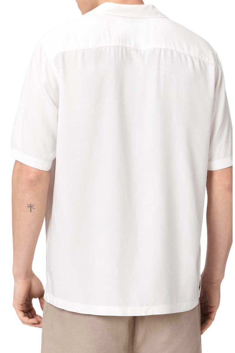 Flotilla Short Sleeve Button-Up Shirt, Alternate, color, ECRU