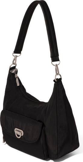 Coastal Flip Lock Half Moon Bag