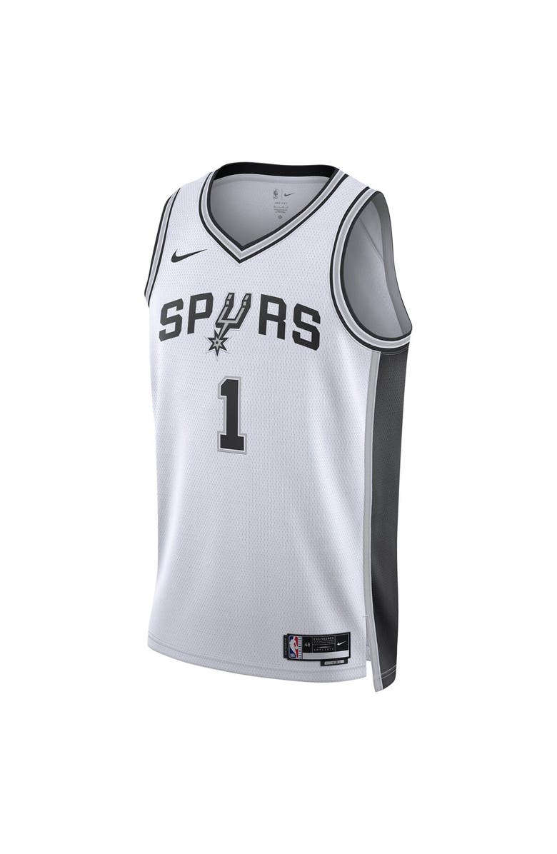 Nike Unisex Nike Victor Wembanyama White San Antonio Spurs Swingman Jersey - Association Edition, Alternate, color, White