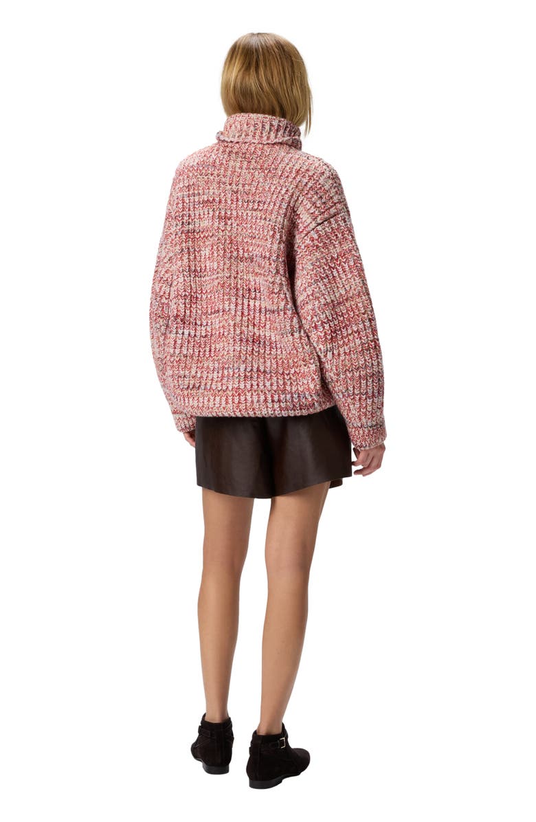 Missoni Oversized High-neck Flame Knit Sweater, Alternate, color, Multicoloured