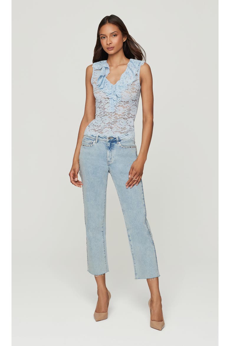 Saige Lace Top, Main, color, Blue