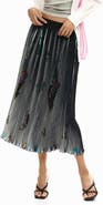 Desigual Plissé MIdi Skirt
