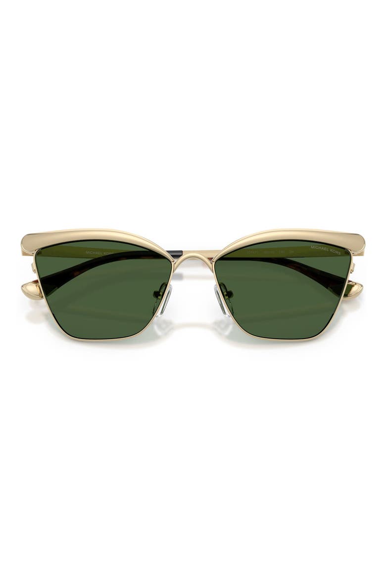Scottsdale 56mm Cat Eye Sunglasses, Alternate, color, LIGHT GOLD