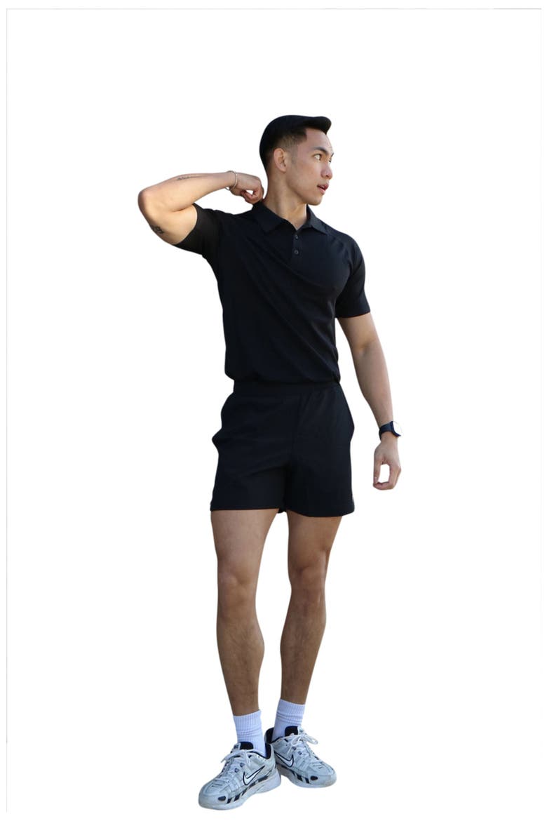 The Fundamental Short II Lined 5", Alternate, color, Black/Black