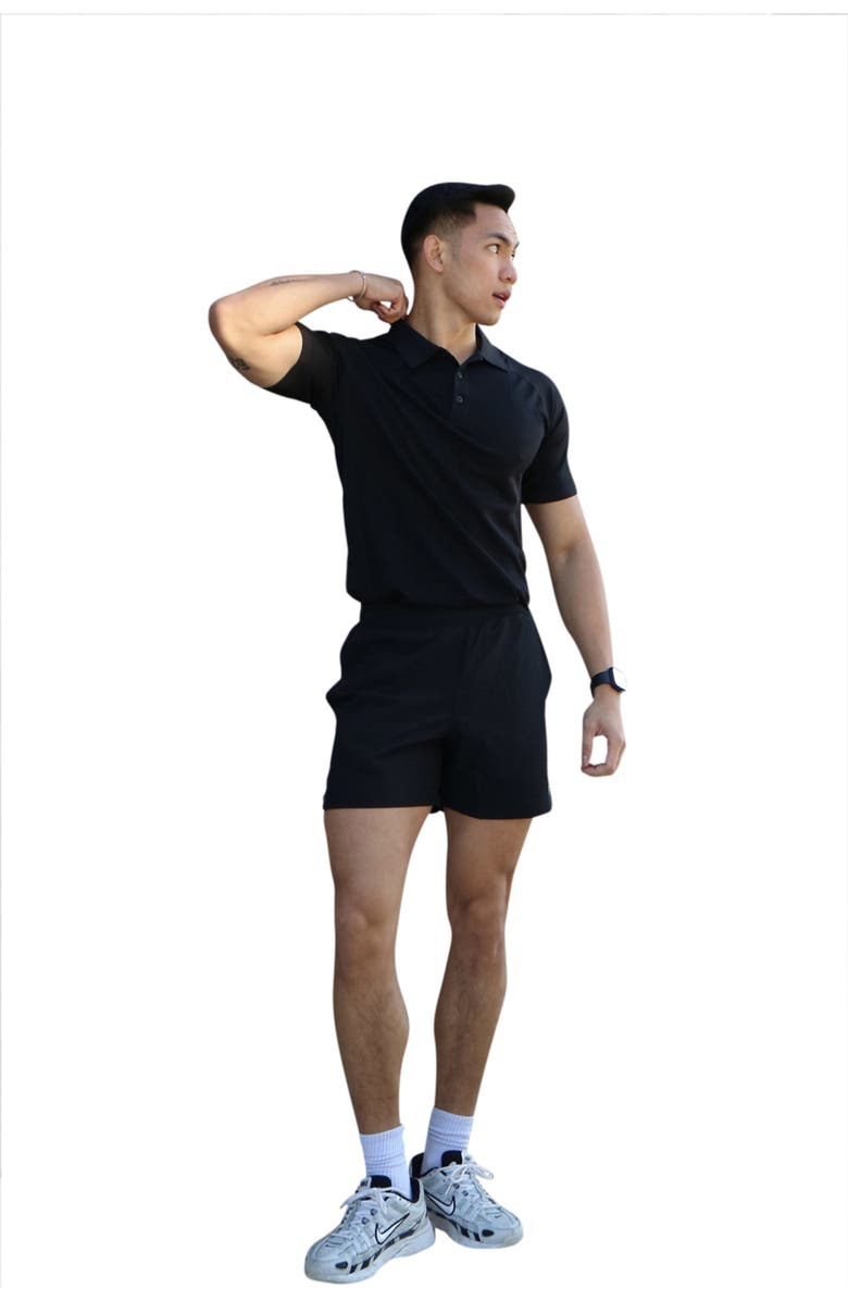 Fabletics The Fundamental Short II Lined 5", Alternate, color, Black/Black