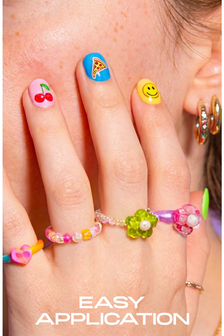 Kids' Iconic Nail Stickers, Alternate, color, OPEN MISCELLANEOUS