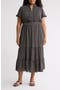 Flutter Sleeve Tiered Maxi Dress