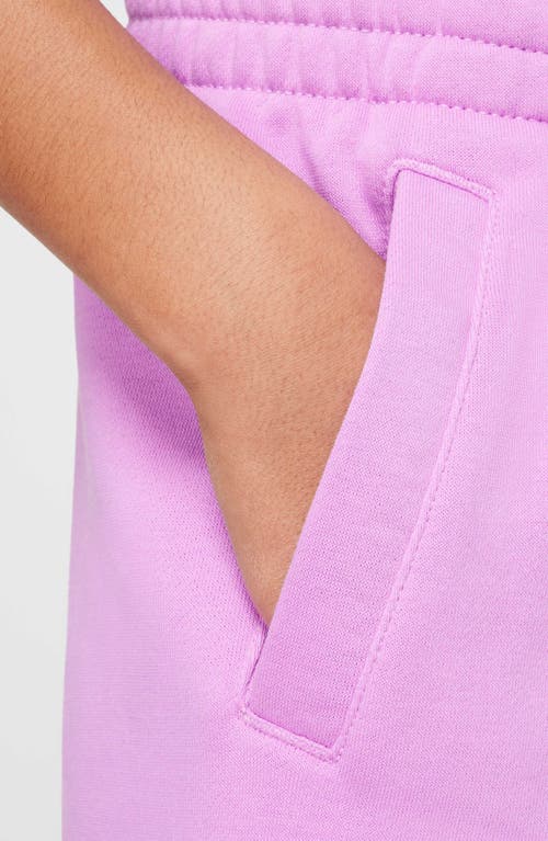 Nike Kids' Sportswear Club Fleece French Terry Shorts In Rush Fuchsia