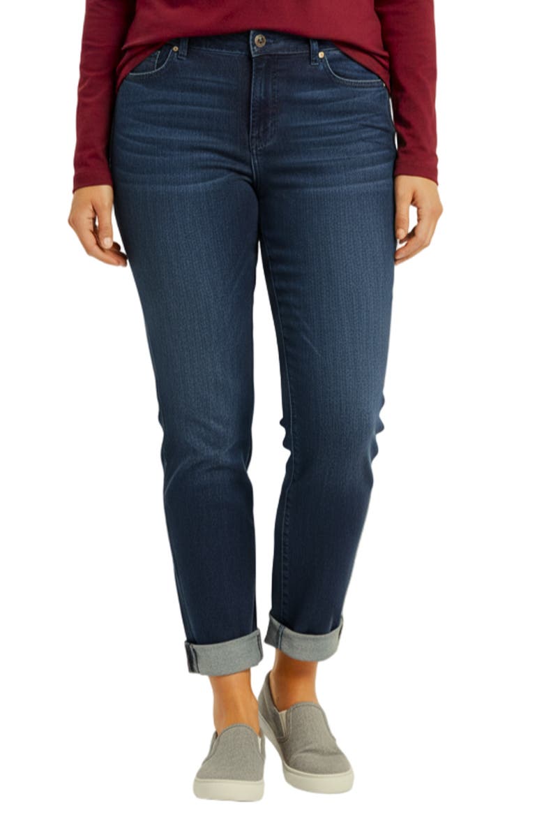 Mid Rise Boyfriend Jeans, Main, color, ZINNIA