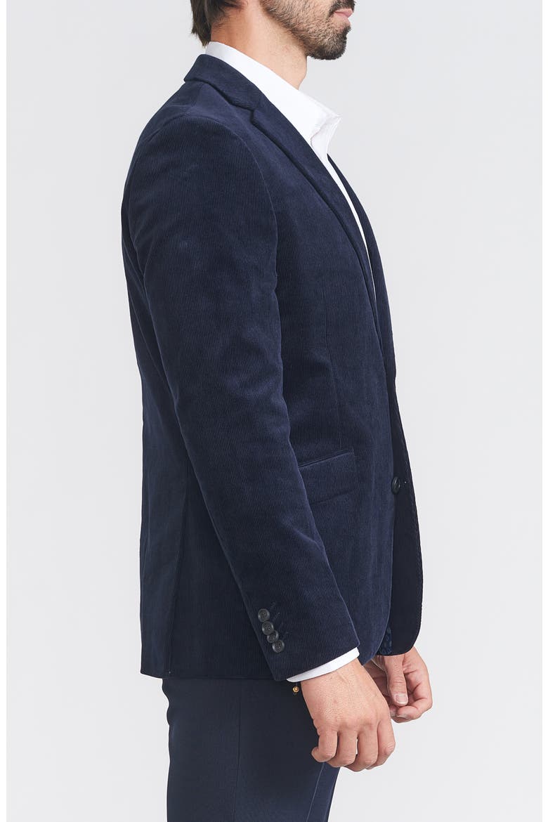 Corduroy Sport Coat, Alternate, color, NAVY
