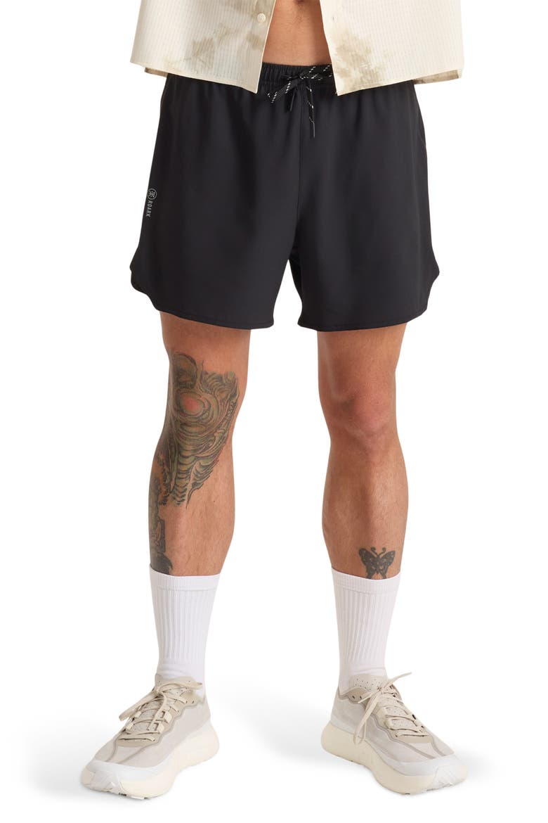 Baja 5-Inch Performance Shorts, Main, color, BLACK