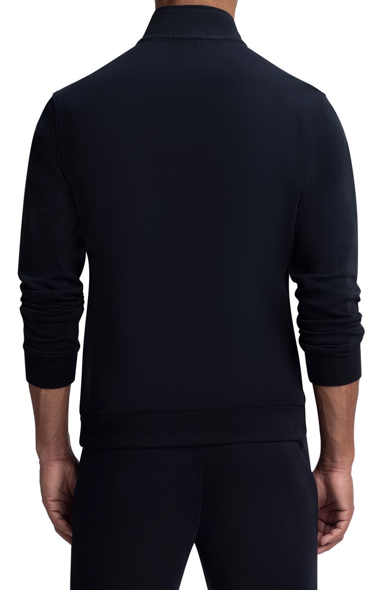Bugatchi Comfort Cotton Blend Quarter Zip Pullover, Alternate, color, 