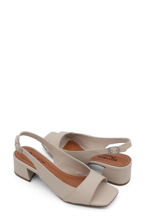 Bottero Square Toe Slingback Sandal