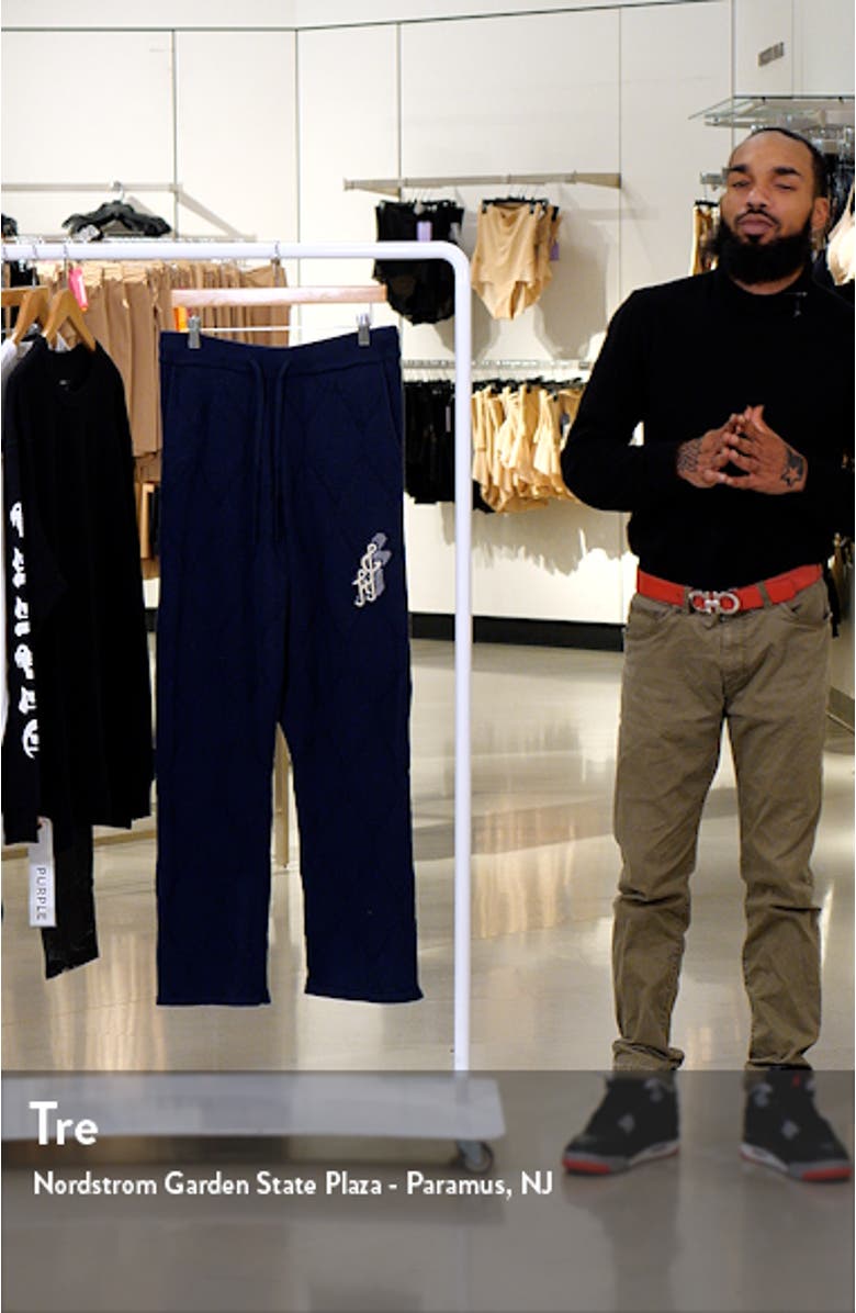 Diamond Knit Sweatpants, sales video thumbnail