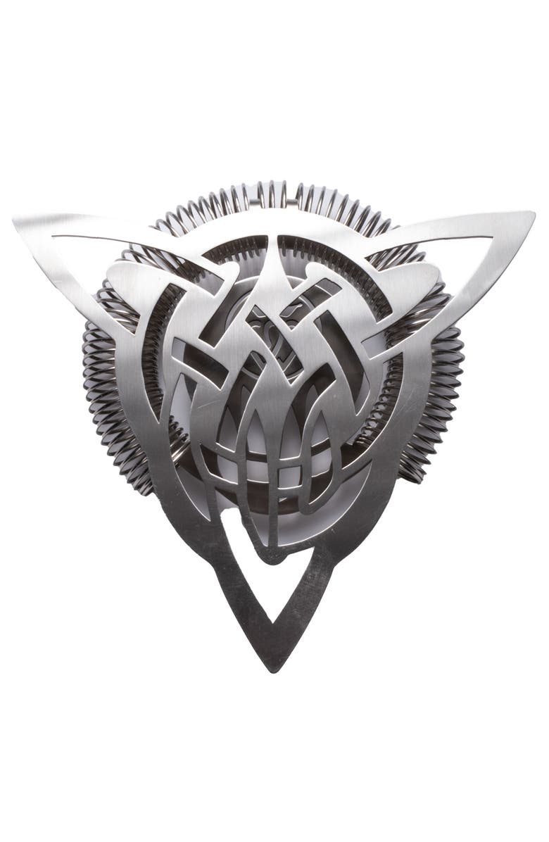 Prince of Scots Celtic Knot Premium Bar Strainer, Main, color, Silver