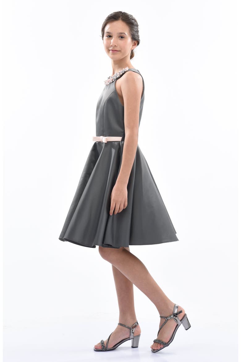 Cardona Dress, Alternate, color, Grey