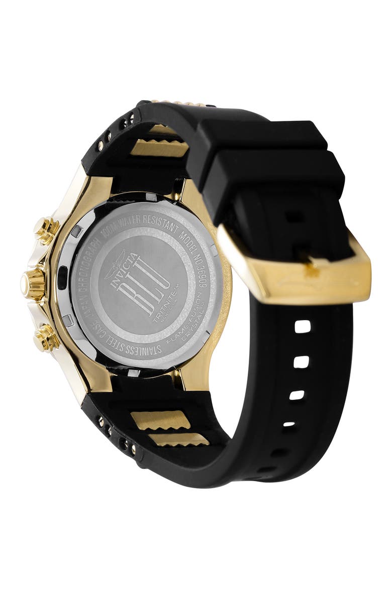 Women's Blu Lady Silicone Strap Quartz Watch, 39mm, Alternate, color, GOLD