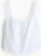 H&M Broderie-anglaise Cotton Top