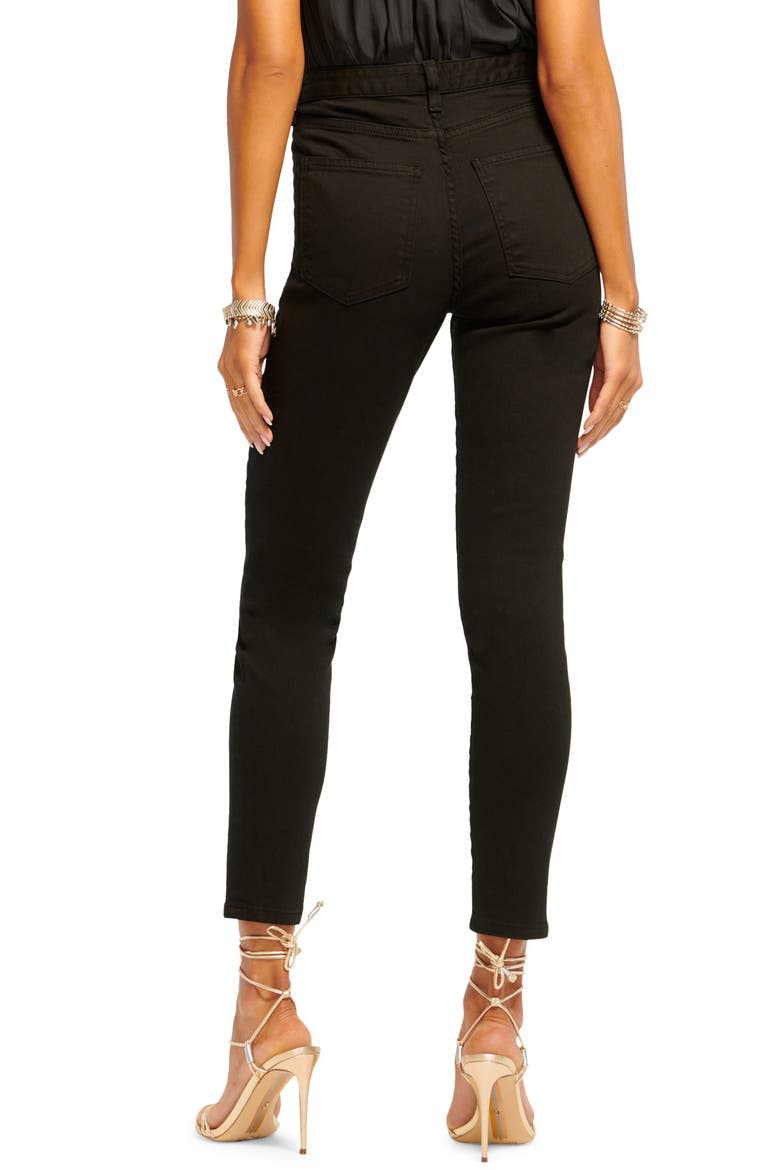 Helena High Waist Skinny Jeans, Alternate, color, BLACK