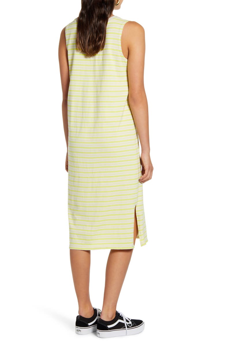 Vans Stripe Sleeveless Midi Tank Dress, Alternate, color,