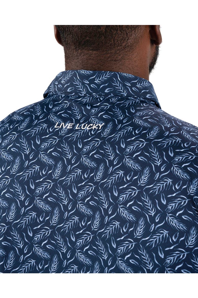Lucky Feather Polo, Alternate, color, Navy