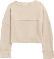 TENLY Kids' Hacci Long Sleeve Top