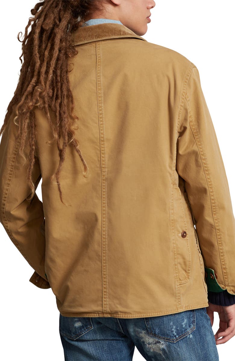 Polo Ralph Lauren Kilborn Reversible Cotton Canvas Safari Jacket, Alternate, color,