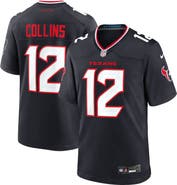 Nike Men's Nike Nico Collins Navy Houston Texans Game Jersey