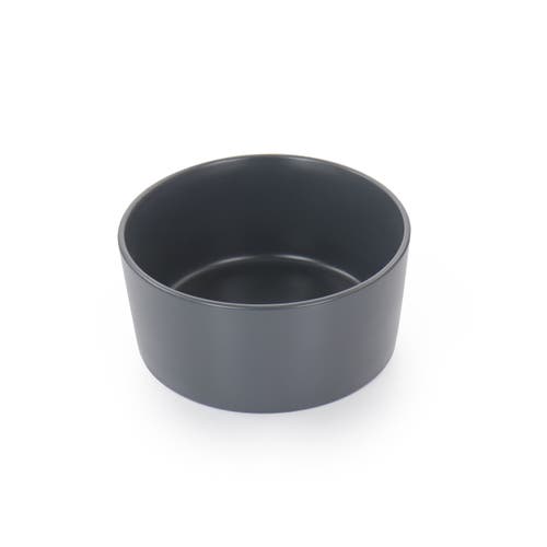 Elama Luxmatte Dark Grey 20 Piece Dinnerware Set In Gray