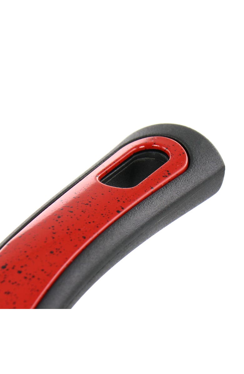 OSTER Claybon 2.2 Quart Nonstick Saucepan With Lid, Alternate, color, Red