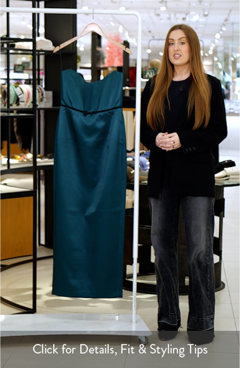 Taylor Satin Gown, sales video thumbnail