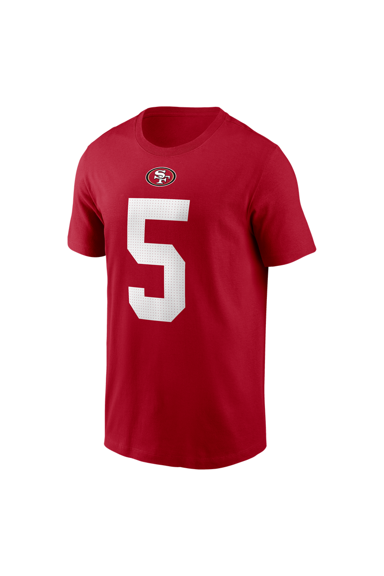 Men's Nike Mike Evans Scarlet San Francisco 49ers Name & Number T-Shirt, Alternate, color, Scarlet