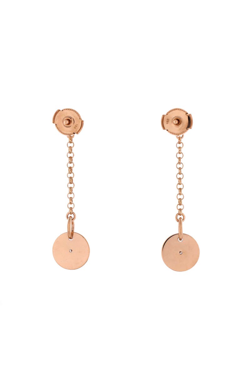 Gambade Clou de Selle Earrings 18K Rose Gold with Diamonds, Alternate, color, Rose Gold
